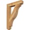 Ekena Millwork Funston Craftsman Rough Sawn Bracket, Western Red Cedar, 4"W x 24"D x 32"H BKT04X24X32FST04RWR - alternate 1